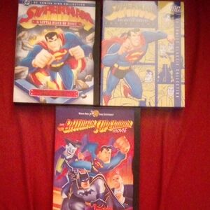 DC Comics Superman Animated DVD Collection Red and Blue